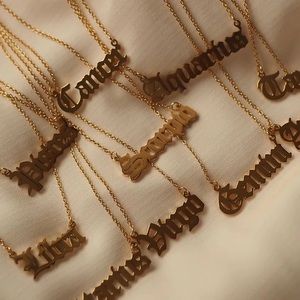 Zodiac Gold Plated Necklace